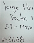 Comprobante para reclamo de apostille